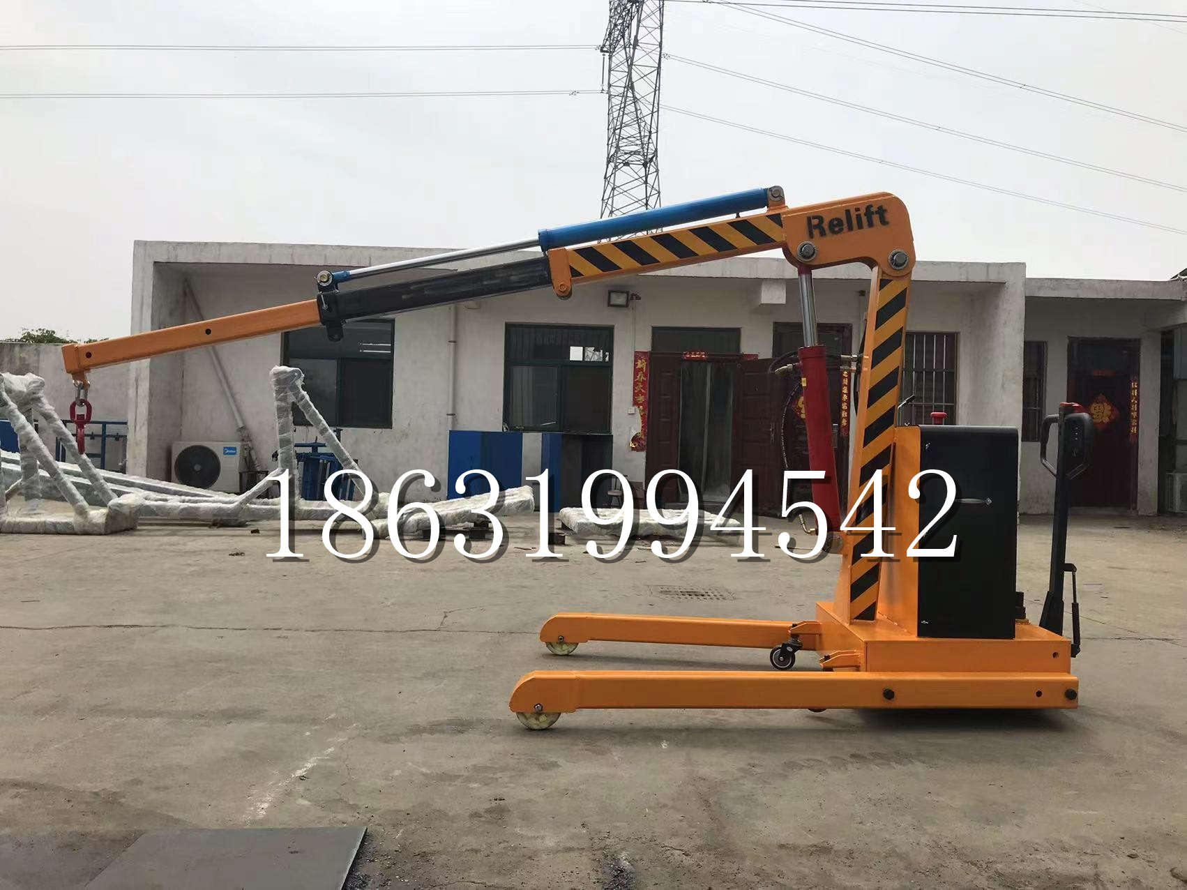 西港区久征定做3吨三轮随车吊 农用园林绿化移树吊 平板工程用小吊机